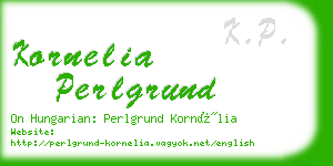 kornelia perlgrund business card